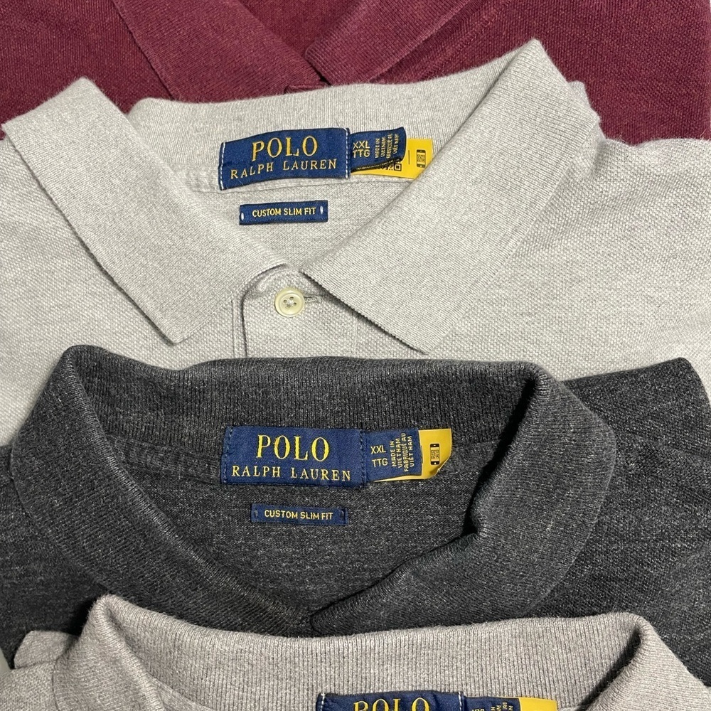 Polo Ralph Lauren Men's Shirts LS Lot of 4 Size XXL CB-W